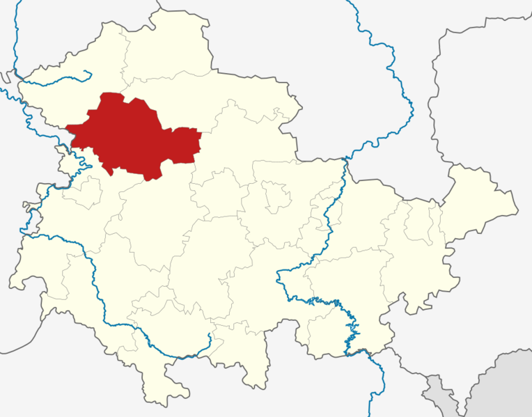 Location map UH in Thuringia