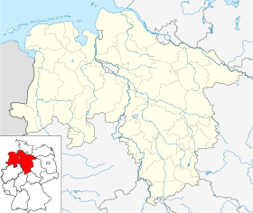 Osnabrück ubicada en Baja Sajonia