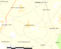 Map commune FR insee code 62657