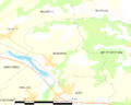 Map commune FR insee code 64042