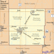 Archivo:Map of Blackford County, Indiana