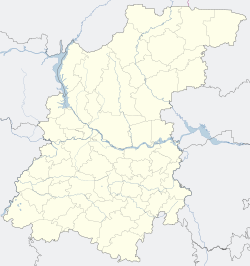 Nizhni Nóvgorod ubicada en Óblast de Nizhni Nóvgorod
