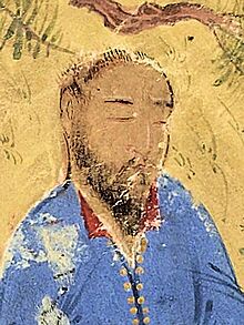 Muhammad II portrait in a 1430 manuscript of the Jami' al-tawarikh by Rashid-al-Din Hamadani.jpg