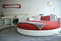 Round, red bed (5574135985)