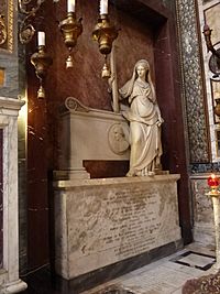 Archivo:S Marcello al Corso - capp del crocifisso tomba Consalvi P1020235