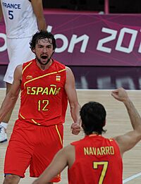 Archivo:Sergio Llull and Juan Carlos Navarro excited