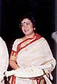 Taslima Nasrin receiving Ananda Award in 2000