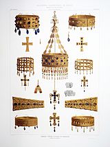 Toledo. Guadamur. Coronas y cruces visigodas de Guarrazar - Teófilo Rufflé.jpg