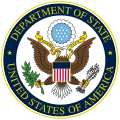 U.S. Department of State official seal