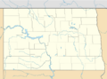 USA North Dakota location map