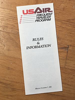 Archivo:USAir Frequent Traveler Program Rules & Information 1988