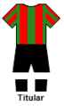 Uniforme titular de Rampla Juniors Fútbol Club