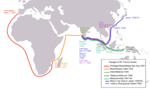 Archivo:Xavier f map of voyages asia