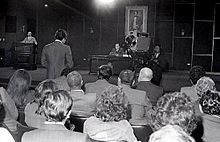 Archivo:1974. Enero, 8. Encuentro de Rafael Caldera con la prensa en el Palacio de Miraflores