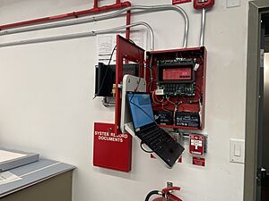Archivo:Afton Historical Museum Clean Agent Fire Suppression System Demonstration-02