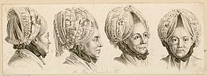 Archivo:Anna Barbara Reinhart, Schweizer Mathematikerin (1730-1796), vier Ansichten