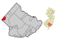 Atlantic County New Jersey Incorporated and Unincorporated areas Buena Highlighted