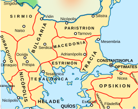 Thema bizantino de Tracia (ca. 1045)