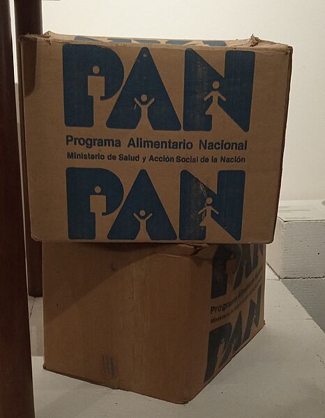Cajas del Programa Alimentario Nacional