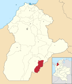 San José de Uré ubicada en Córdoba (Colombia)