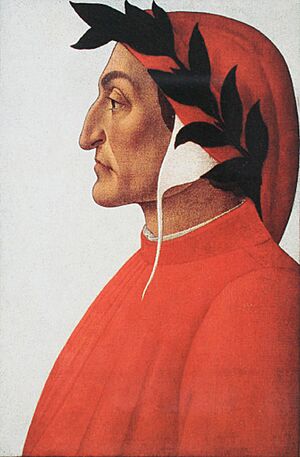 Archivo:Dante Alighieri's portrait by Sandro Botticelli