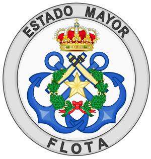 Archivo:Emblem of the Spanish Navy Military Staff of the Fleet
