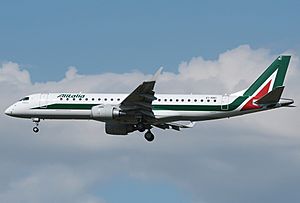 Archivo:Embraer 190-100LR, Alitalia Cityliner JP7378094