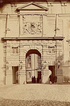 Archivo:FFridrich, Prazsky hrad, Matyasova brana