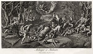 Archivo:Giulio Romano - Meleager et Atalanta