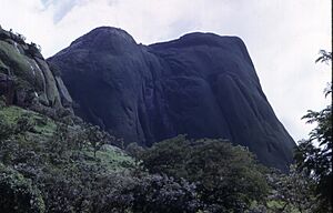 Archivo:Hills near Kamabai Rock Shelter, Sierra Leone (West Africa) during the rainy season of 1968 (2044886176)