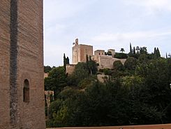 La torre de la vela desde las torres bermejas.jpg