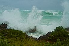 Archivo:Large waves in Bermuda from Hurricane Igor