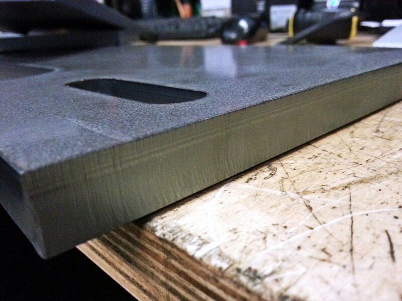 Laserschnitt in Stahl S355MC 12.0mm