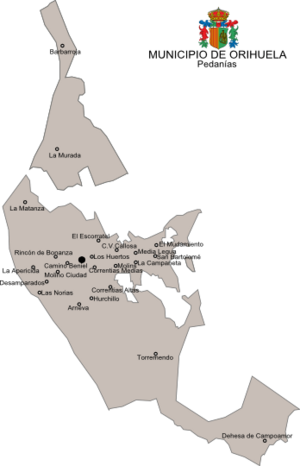 Archivo:Localización de Pedanías de Orihuela