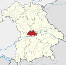 Locator map EI in Bavaria.svg