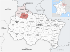 Locator map of Arrondissement Vouziers 2019.png