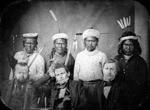 Archivo:Maidu Headmen with Treaty Commissioners