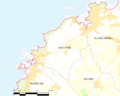 Map commune FR insee code 29109