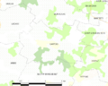 Map commune FR insee code 33092