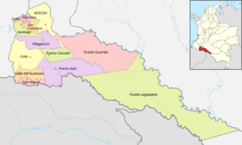 Archivo:Mapa de Putumayo (político)