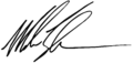 Mike Tyson signature