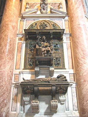 Archivo:Monument to Innocentius VIII in Saint Peter's Basilica