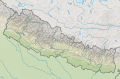Nepal rel location map