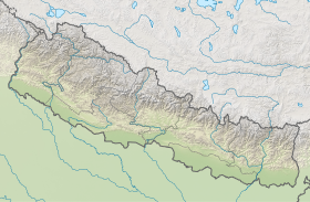 Ngadi Chuli ubicada en Nepal