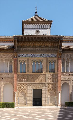 Archivo:Patio de la Monteria Palace Pedro I Alcazar Seville Spain