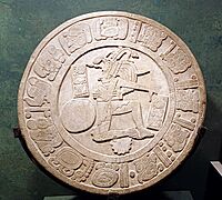 Pelota player - Chikultic Disc (591 CE) - Maya - National Museum of Antropology - Mexico 2024.jpg