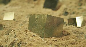 Pyrite on matrix Specimen 1.JPG