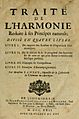 Rameau Traite de l’harmonie