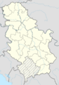 Serbia adm location map