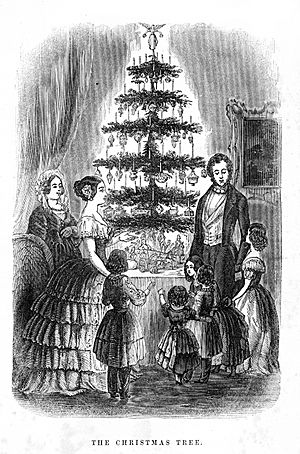 Archivo:The Christmas Tree - Godey's Lady's Book, December 1850